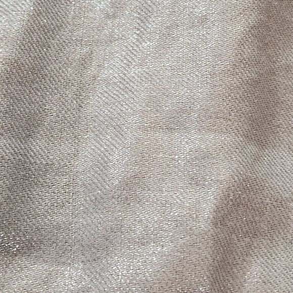 ☔️🔸️NWT Jones New York Metallic Lavender Lightweight LinenButtoned Jacket Large - Picture 10 of 11